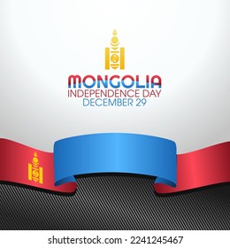 vector graphic of Mongolia independence day good for Mongolia independence day celebration. flat design. flyer design.flat illustration.