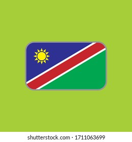 vector graphic of the namibia state flag