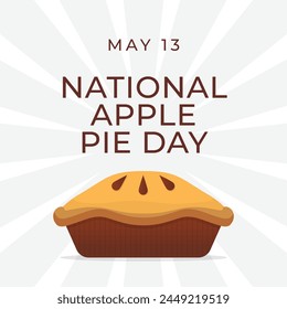 vector graphic of National Apple Pie Day ideal for National Apple Pie Day celebration.