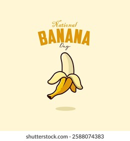 vector graphic of National Banana Day ideal for National Banana Day celebration