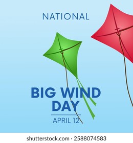 vector graphic of national big win day ideal for national big win day celebration.