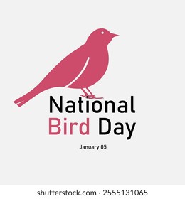 vector graphic of National Bird Day good for national National Bird Day celebration. flat design. flyer design.flat illustration.