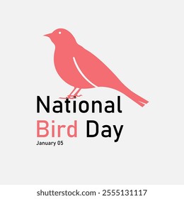 vector graphic of National Bird Day good for national National Bird Day celebration. flat design. flyer design.flat illustration.