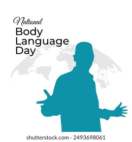 vector graphic of National Body Language Day ideal for National Body Language Day celebration.