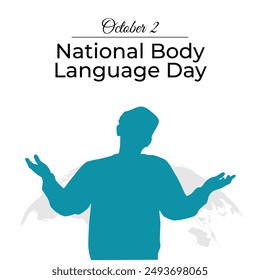 vector graphic of National Body Language Day ideal for National Body Language Day celebration.