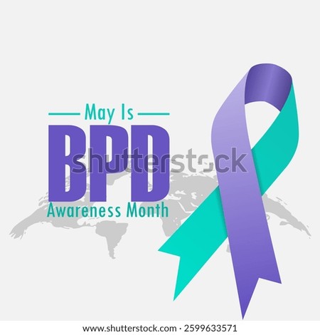 vector graphic of National Borderline Personality Disorder Awareness Month ideal for National Borderline Personality Disorder Awareness Month celebration.