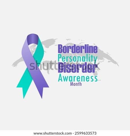 vector graphic of National Borderline Personality Disorder Awareness Month ideal for National Borderline Personality Disorder Awareness Month celebration.