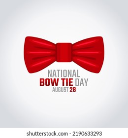 gráfico vectorial del día nacional de la corbata del arco bueno para la celebración del día nacional de la corbata del arco. diseño plano. diseño de volante.ilustración plana.