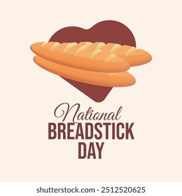 vector graphic of National Breadstick Day ideal for National Breadstick Day celebration.