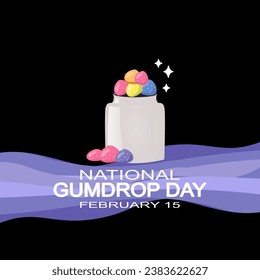 vector graphic of national bubble gum day good for national bubble gum day celebration. flat design. flyer design.flat illustration.
