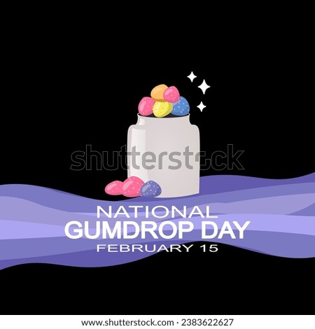 vector graphic of national bubble gum day good for national bubble gum day celebration. flat design. flyer design.flat illustration.