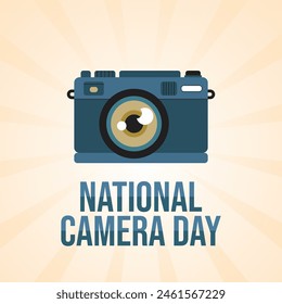 vector graphic of National Camera Day ideal for National Camera Day celebration.