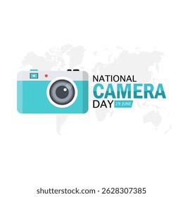 Vektorgrafik des National Camera Day, ideal für die Feier des National Camera Day