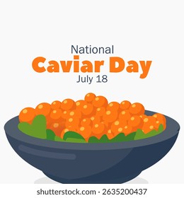 vector graphic of National Caviar Day, ideal for National Caviar Day celebration.
