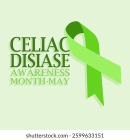 vector graphic of National Celiac Disease Awareness Month ideal for National Celiac Disease Awareness Month celebration.