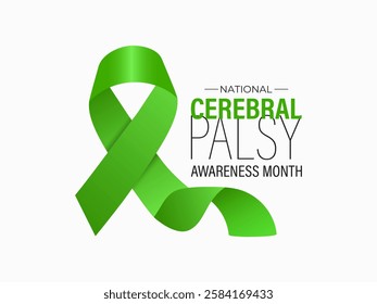 Vector graphic of National Cerebral Palsy Awareness Month is observed every year in March. That affect movement, muscle tone, and posture. Contribute to organizations dedicated to CP research, support