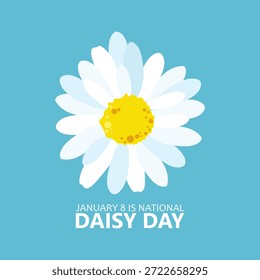 Vektorgrafik des National Daisy Day, ideal für die Feier des National Daisy Day.
