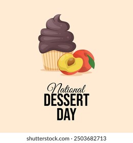 vector graphic of National Dessert Day ideal for National Dessert Day celebration.
