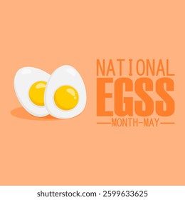 vector graphic of National Egg Month ideal for National Egg Month celebration.
