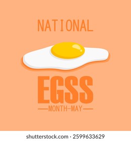 vector graphic of National Egg Month ideal for National Egg Month celebration.