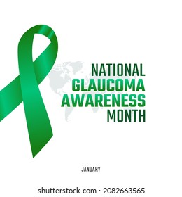 vector graphic of national glaucoma awareness month good for national glaucoma awareness month celebration. flat design. flyer design.flat illustration.
