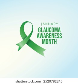 vector graphic of National Glaucoma Awareness Month ideal for National Glaucoma Awareness Month celebration.