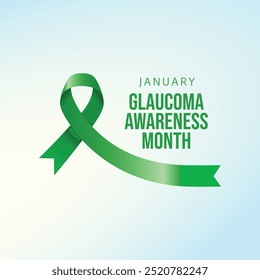 Vektorgrafik des National Glaucoma Awareness Month, ideal für die National Glaucoma Awareness Month Feier.