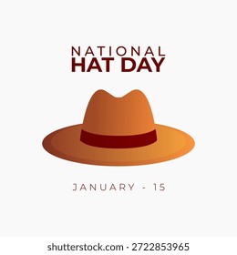 vector graphic of National Hat Day ideal for National Hat Day celebration