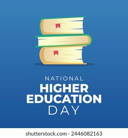 vector graphic of National Higher Education Day ideal for National Higher Education Day celebration.