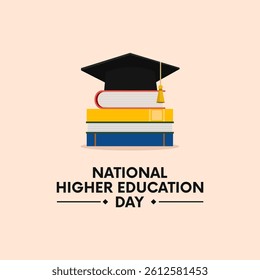 vector graphic of National Higher Education Day ideal for National Higher Education Day celebration