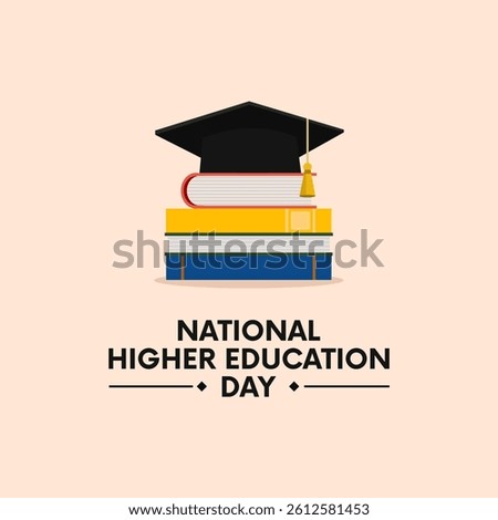 vector graphic of National Higher Education Day ideal for National Higher Education Day celebration
