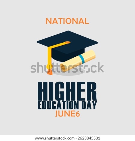 vector graphic of National Higher Education Day, ideal for National Higher Education Day celebration.