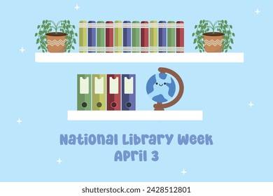 vector graphic of National Library Week ideal for National Library Week celebration.