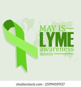 vector graphic of National Lyme Disease Awareness Month ideal for National Lyme Disease Awareness Month celebration