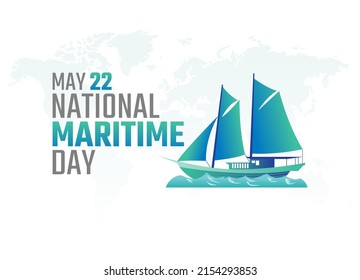 Vector Graphic National Maritime Day Good Stock Vector (Royalty Free ...