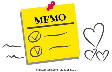 Vector graphic of national memo day for national that memo day celebration. flat design. flyer design. flat illustration. Banner design. May 21.