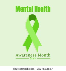 vector graphic of National Mental Health Awareness Month ideal for National Mental Health Awareness Month celebration.