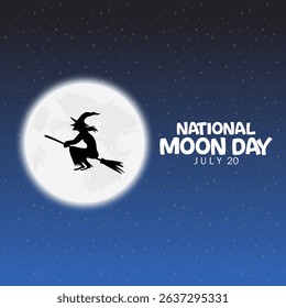 vector graphic of National Moon Day ideal for National Moon Day celebration