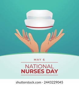 vector graphic of National Nurses Day ideal for National Nurses Day celebration.