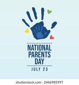 vector graphic of National Parents Day ideal for National Parents Day celebration.