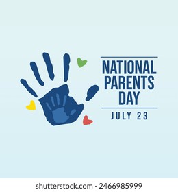 vector graphic of National Parents Day ideal for National Parents Day celebration.