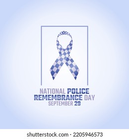 vector graphic of national police remembrance day good for national police remembrance day celebration. flat design. flyer design.flat illustration.