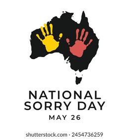 vector graphic of National Sorry Day ideal for National Sorry Day celebration.