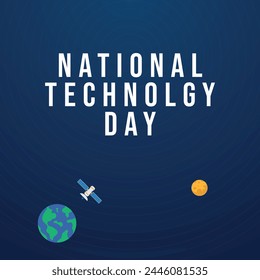 vector graphic of National Technology Day ideal for National Technology Day celebration.