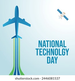 vector graphic of National Technology Day ideal for National Technology Day celebration.