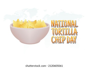 vector graphic of national tortilla day good for national tortilla day celebration. flat design. flyer design.flat illustration.