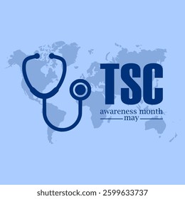 vector graphic of National Tuberous Sclerosis Awareness Month ideal for National Tuberous Sclerosis Awareness Month celebration.