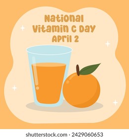 vector graphic of National Vitamin C Day ideal for National Vitamin C Day celebration.