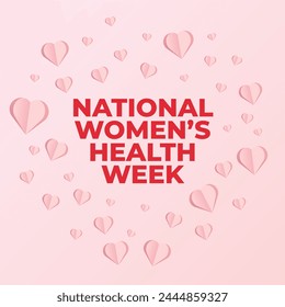 vector graphic of National Womens Health Week ideal for National Womens Health Week celebration.