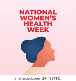 vector graphic of National Womens Health Week ideal for National Womens Health Week celebration.